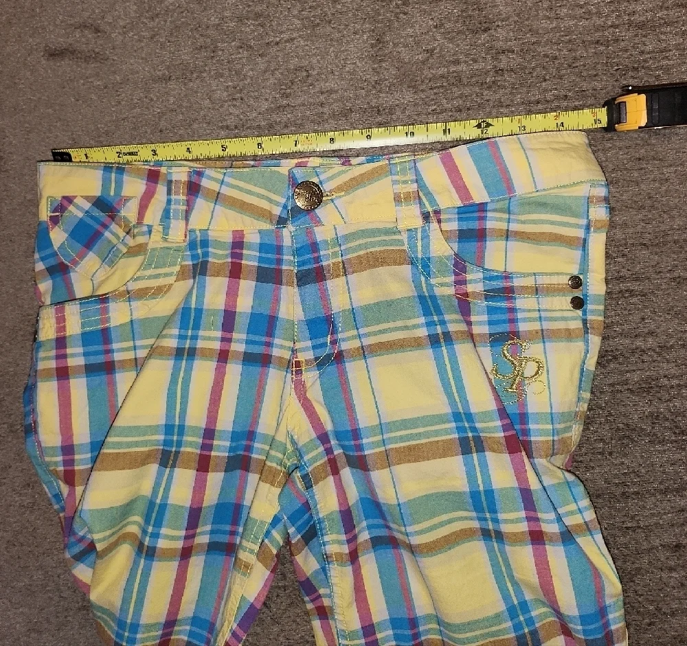 South Pole vibrant plaid